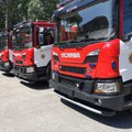 ФОТО: Спасательные команды получили новые автоцистерны