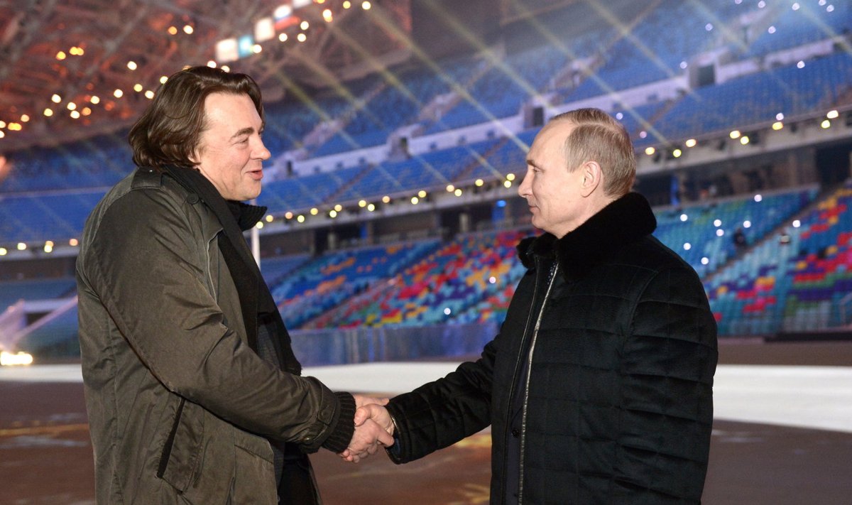 Konstantin Ernst ja Vladimir Putin 2014. aastal