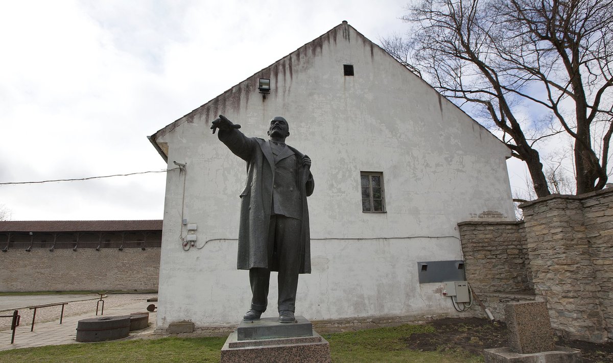 Vladimir Lenini kuju Narva kindluses