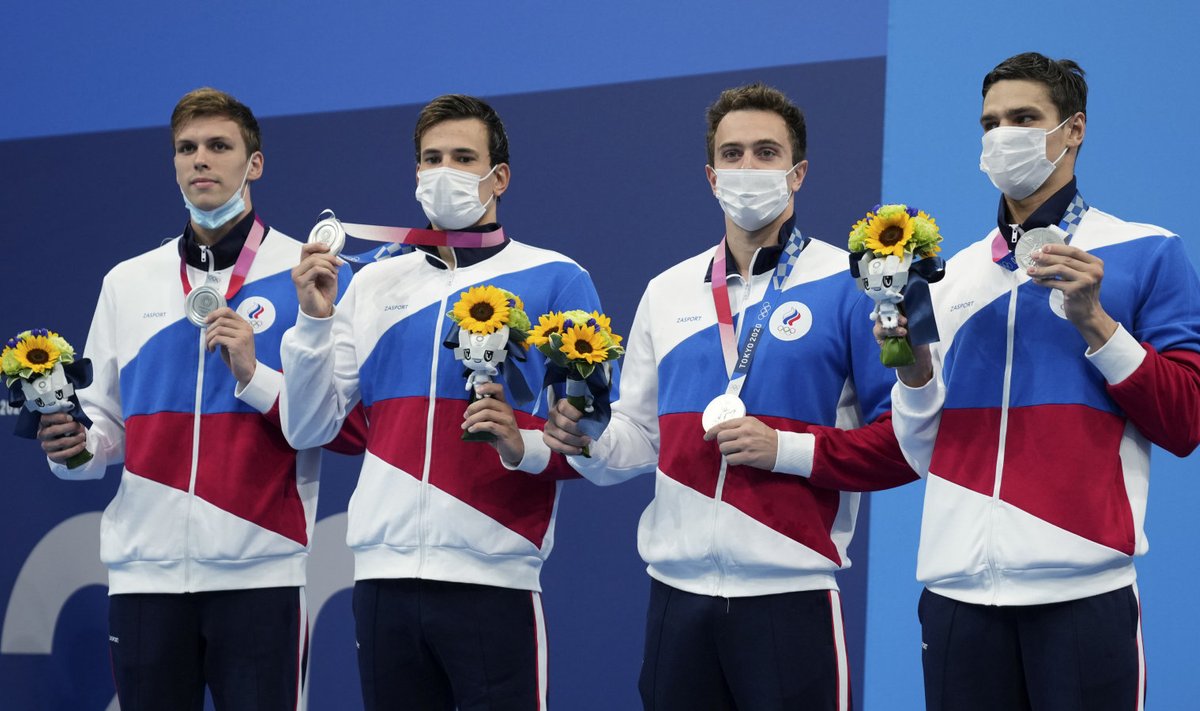 Venemaa ujujad Tokyo olümpiamängudel.