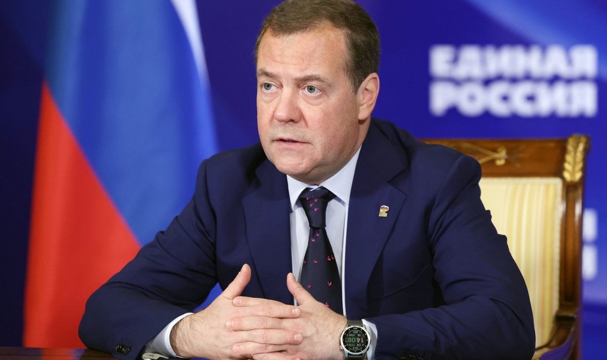 Ropusuine Dmitri Medvedev plahvatas taas.