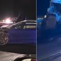 ФОТО И ВИДЕО | В Латвии суперкар McLaren столкнулся с трактором: водитель скрылся