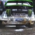 VIDEO: Ken Block katsetab oma ralli-Fordi, nii et pori lendab!