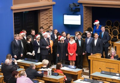 Jõuluvana riigikogus 2016
