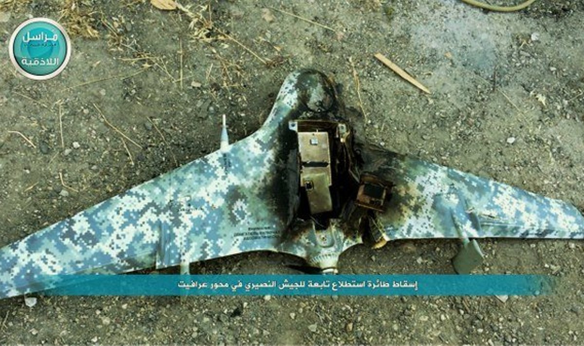 Süürias alla tulistatud Eleron -3SV droon. https://lugansk-news.com