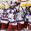 NHL: Rangers kindlustas divisjoni võidu ja play-off’iks esimese asetuse