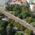DROONIVIDEO: Vaata, kuidas saadeti Tallinna Maratonil teele 10 km jooksjad!