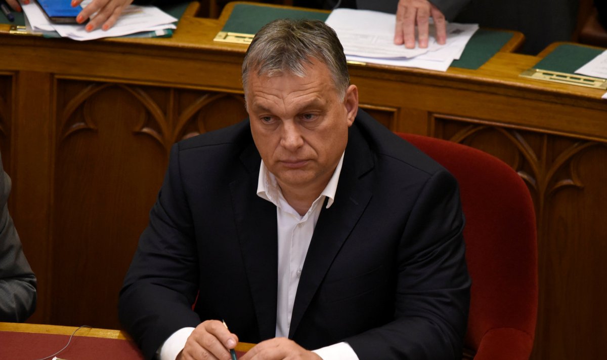 Viktor Orbán eile parlamendis seaduse hääletusel