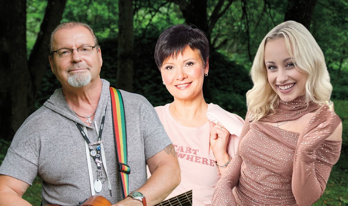 Erich Krieger, Laine Randjärv ja Merilin Mälk.