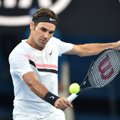 Tiitlikaitsja Roger Federer alustas Austraalia lahtiseid kindla võiduga