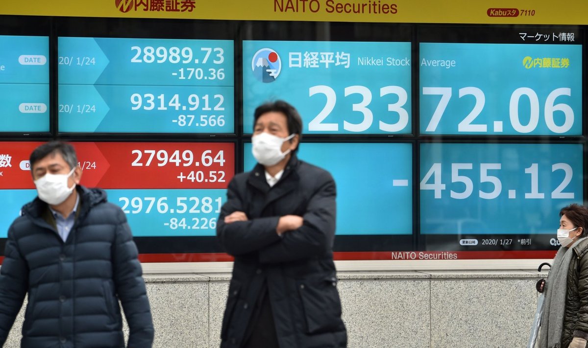 Ka Jaapani investorid kannavad maske