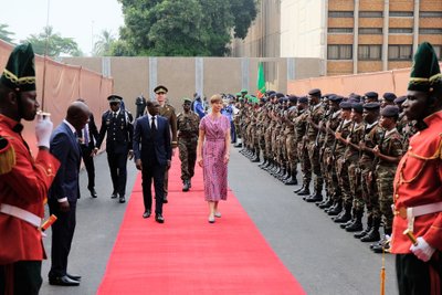 Kersti Kaljulaid ja Benini president Patrice Talon