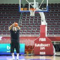 FOTOD: Korvpallikoondise viimane treening Riga Arenal enne EM-i algust