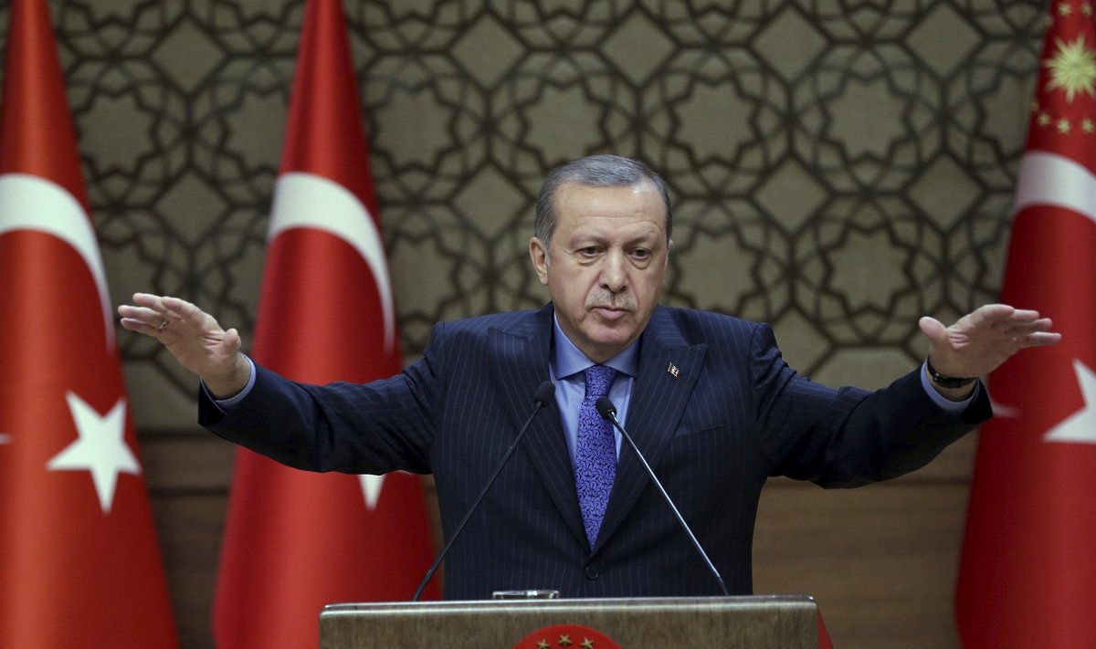 Türgi president Recep Tayyip Erdoğan unistab, et tema riik laiuks pea sada aastat tagasi plaanitud piirides.