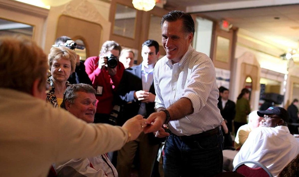Iga ameeriklane võib annetada presidendikandidaat Mitt Romneyle 2500 dollarit eelvalimisteks ja 2500 dollarit lõppvooruks. (Foto: AFP/Scanpix)
