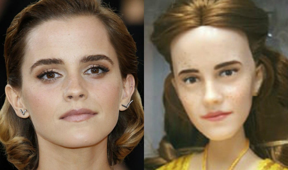 Emma Watson ja Belle-nukk