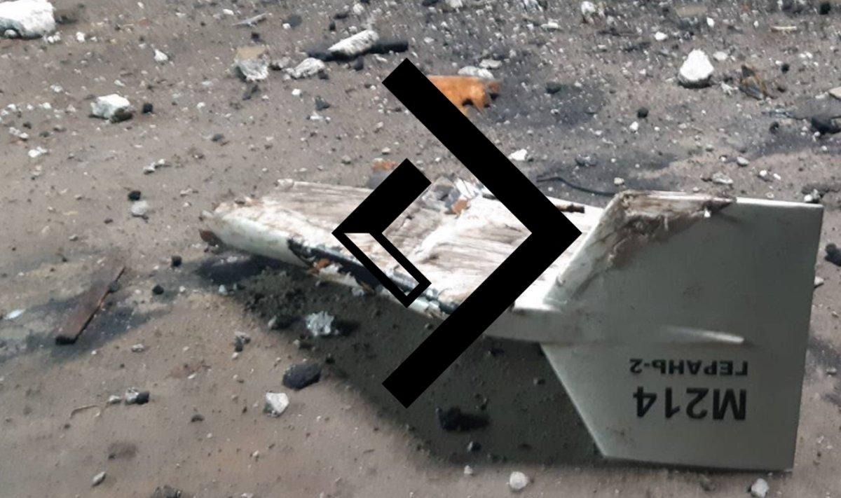 Сбитый в Украине дрон