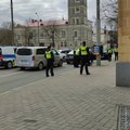 ФОТО И ВИДЕО | Полиция задержала на кольце Виру автомобиль BMW