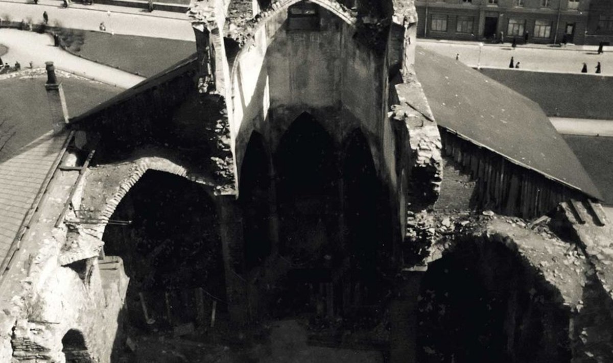 1948, pärast märtsipommitamist (Tallinna kultuuriväärtuste ameti arhiiv)
