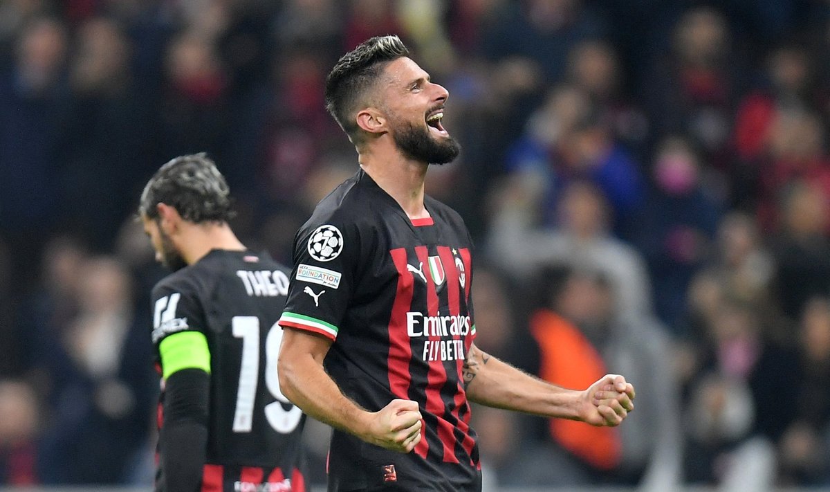 Olivier Giroud aitas Milani Meistrite liigas 16 parema sekka.