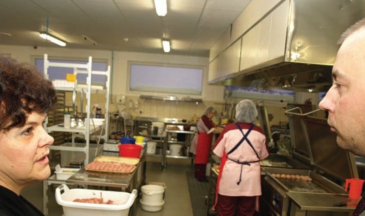 Uue tootmishoone avar köök (foto: Keila Leht)