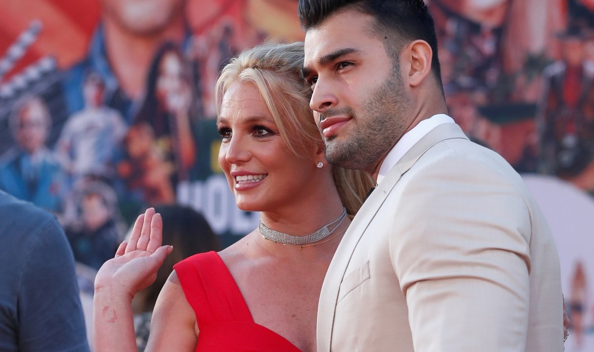 Britney Spears koos Sam Asghariga