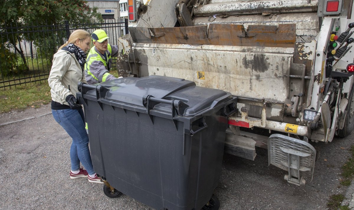 Prügivedu Tallinnas Lasnamäel