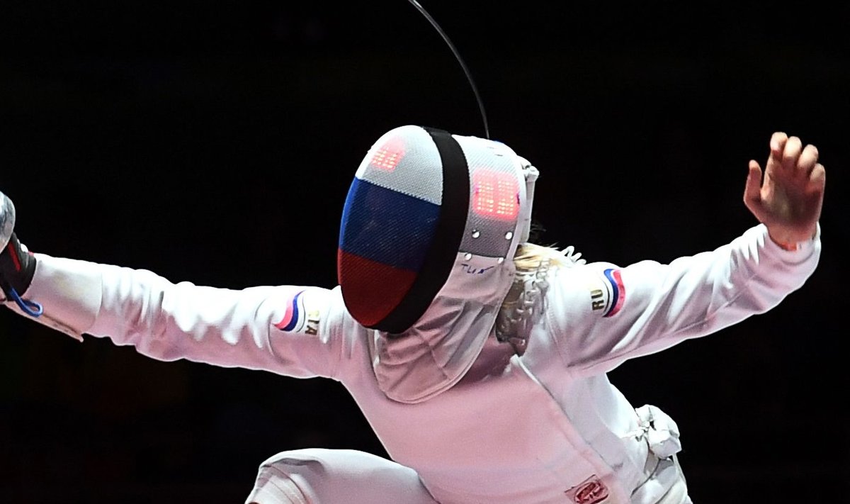 Venemaa koondise vehkleja 2016. aastal Rio de Janeiro olümpiamängudel