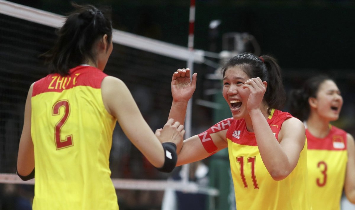 Hiina naised tulid võrkpallis olümpiavõitjateks.