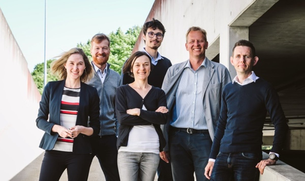 Margus Uudam (vasakult teine) ja Karma Venturesi meeskond lõid uue fondi.