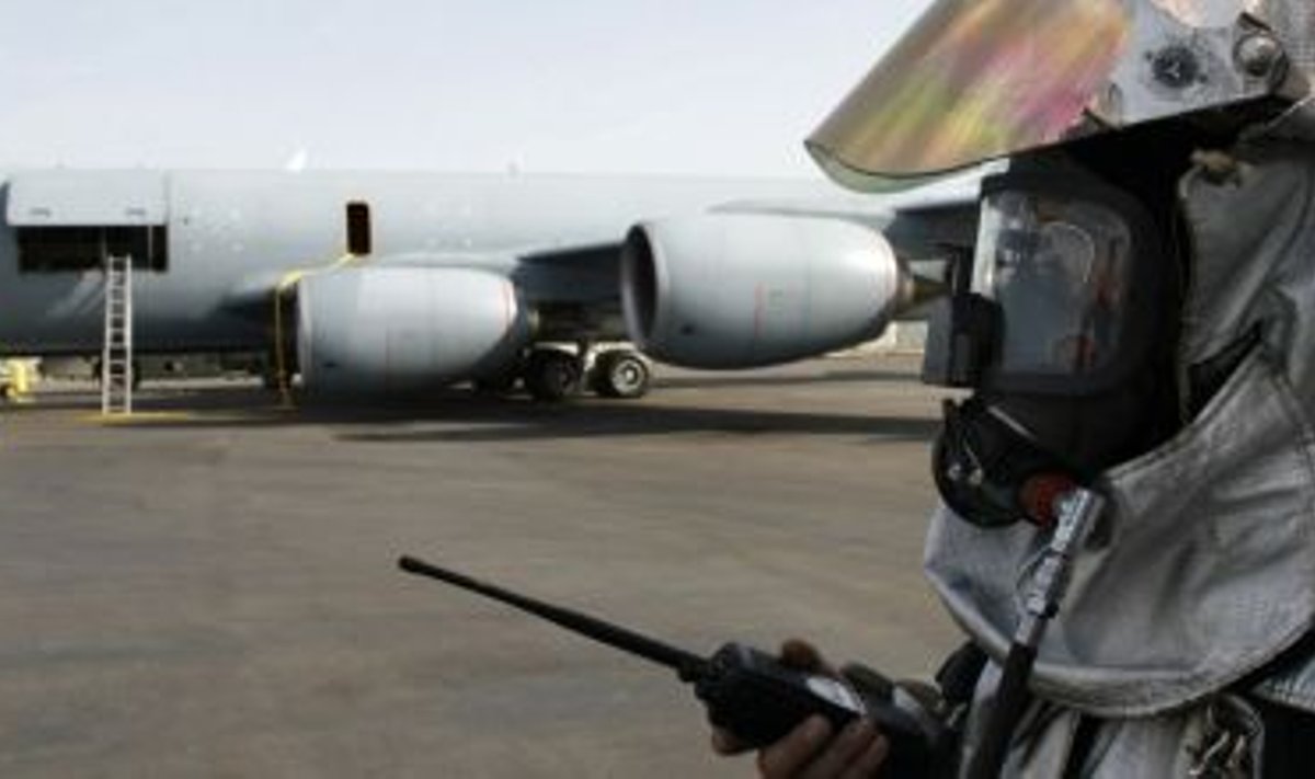 USA Tankerlennuk Boeing KC-135 Stratotanker Manasi baasis