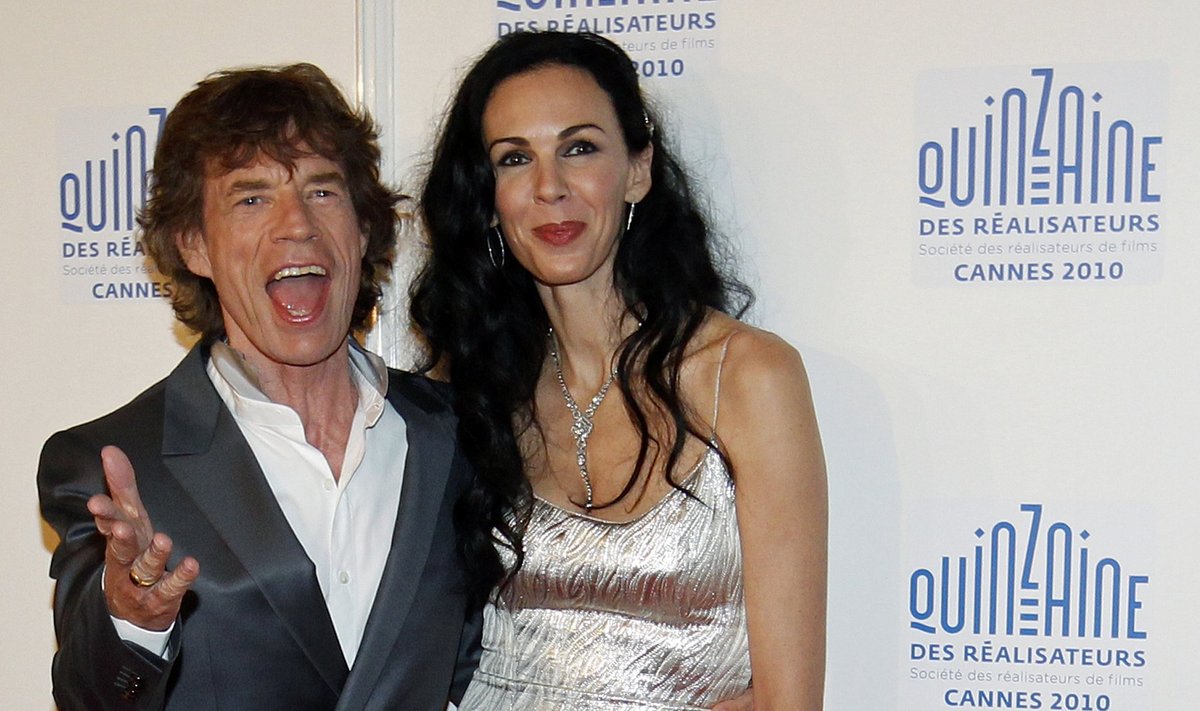 File photo of Rolling Stones' Jagger and fashion stylist Scott at the "Quinzaine des Realisateurs" at the 63rd Cannes Film Festival