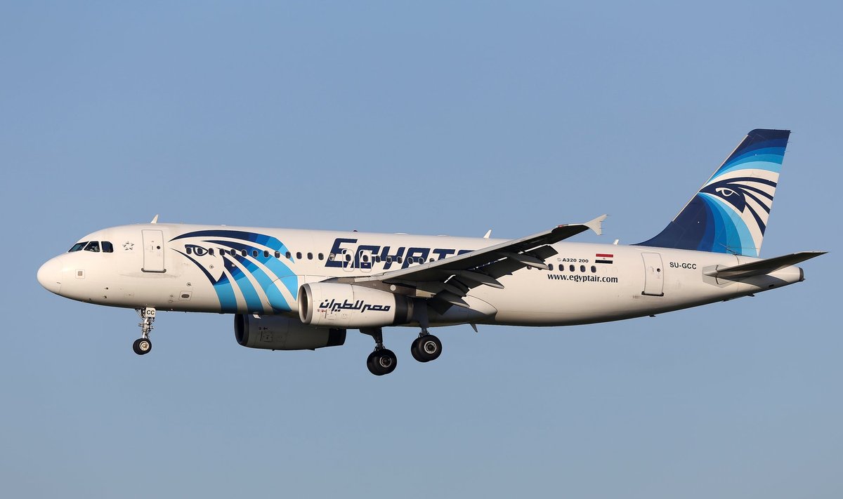 The Egyptair Airbus 320, which disappeared from radar over the Mediterranean sea on Thursday is pictured in Brussels, Belgium