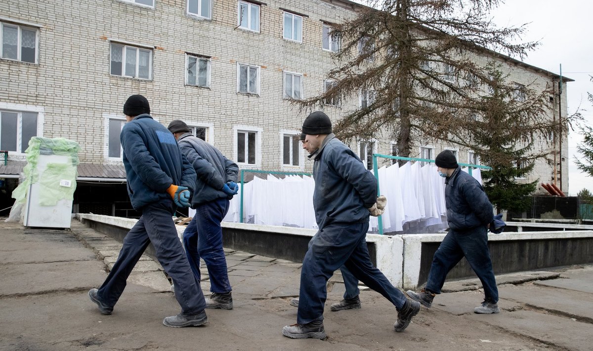 Vene sõjavangid Ukraina vanglas