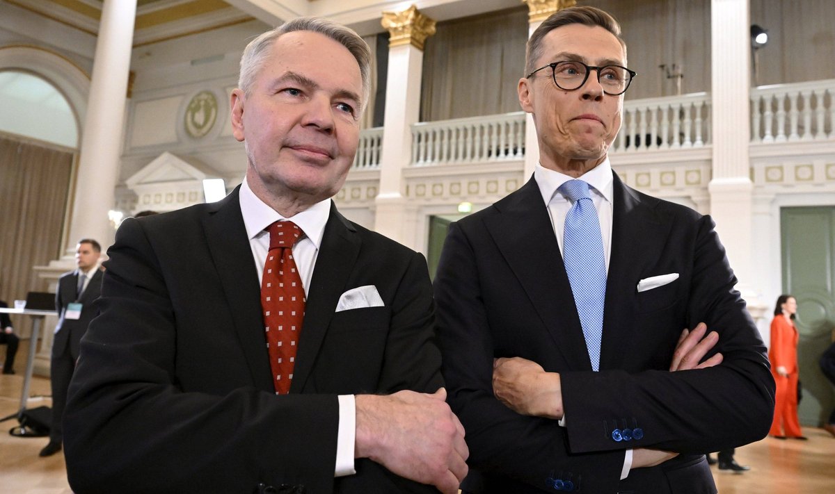 Teise vooru pääsenud presidendikandidaadid Pekka Haavisto ja Alexander Stubb kohtusid pühapäeval valimisüritusel, kus said teada eelhääletuse tulemused. 