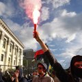 У посольства России в Киеве собрался новый митинг
