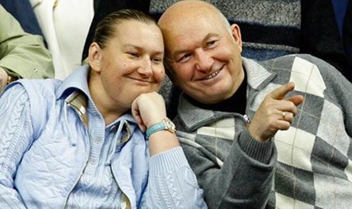 Venemaa rikkaim naine Jelena Baturina ja tema abikaasa Juri Lužkov.