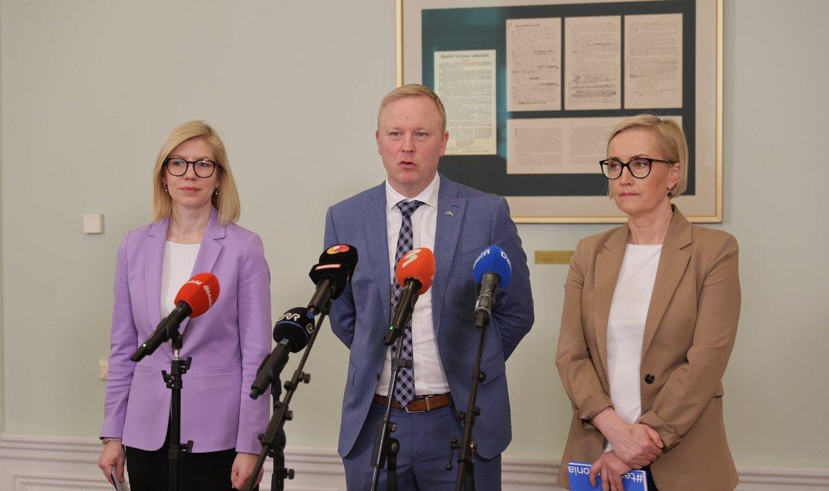 Слева - направо: Хартман, Вырклаэв, Каллас