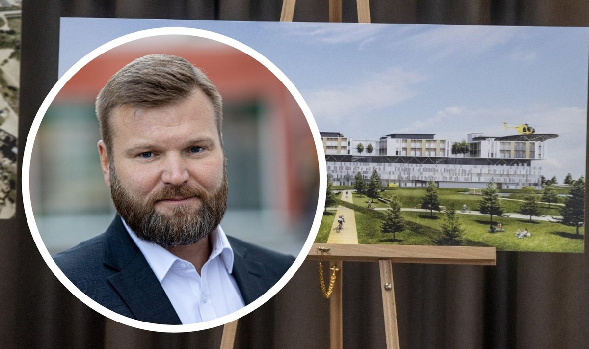 Lauri Laats, taustal Tallinna Haigla projekt