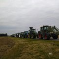 FOTOD: Lõuna- ja Kesk-Eesti põllumehed sõidavad traktoritega Tallinna