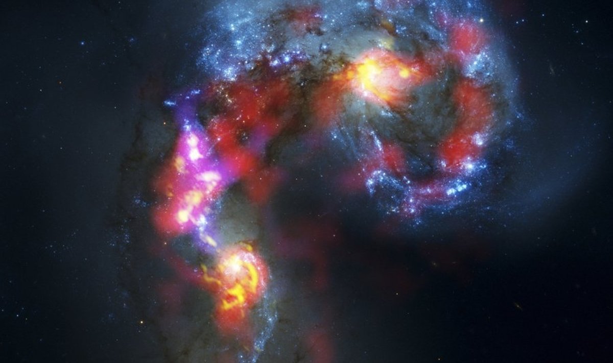 ALMA teleskoobi tehtud pilt  Tundlate paarisgalaktikast. Foto HO, Reuters