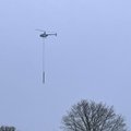 ВИДЕО | Elektrilevi наняла вертолет для уборки полос линий электропередач, стоимость его работы -1300 евро в час