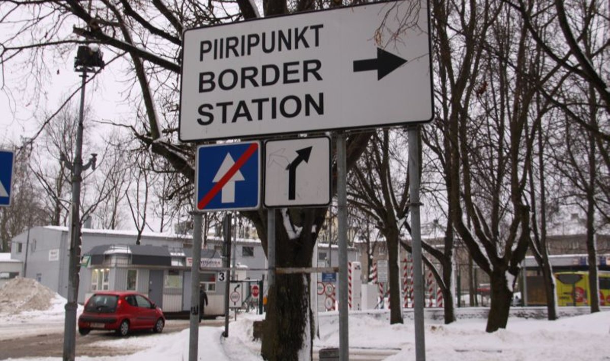 Narva piiripunkt, piir