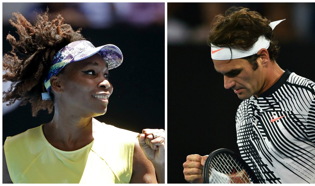 Venus Williams ja Roger Federer