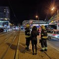 ФОТО | В центре Таллинна была перекрыта трамвайная остановка, на месте работали саперы