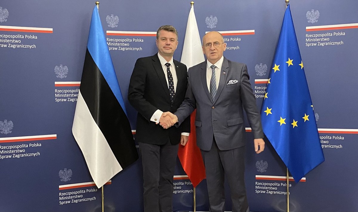 Välisministrid Urmas Reinsalu ja Zbigniew Rauga