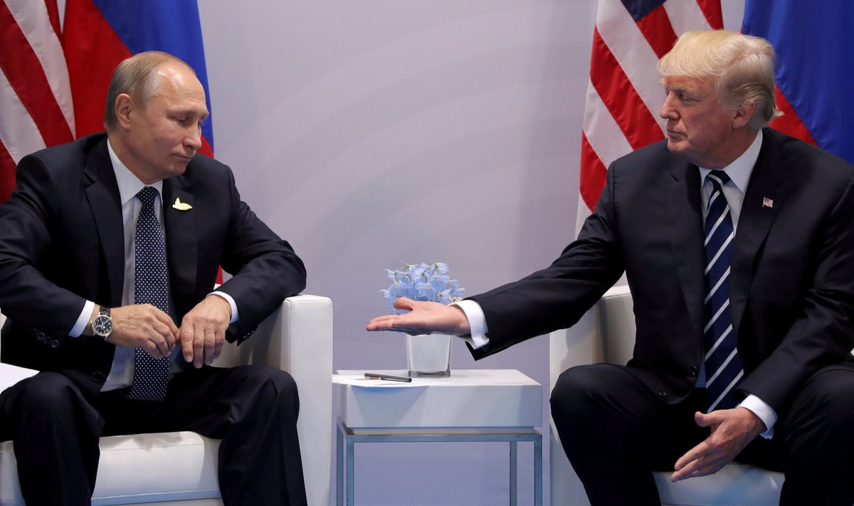 Vladimir Putin ja Donald Trump kohtusid mullu juulis põgusalt G20 kohtumise käigus