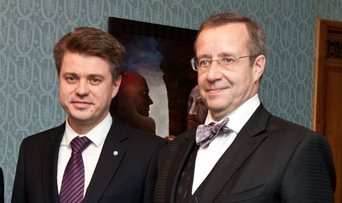 Kaitseminister Reinsalu ja president Ilves