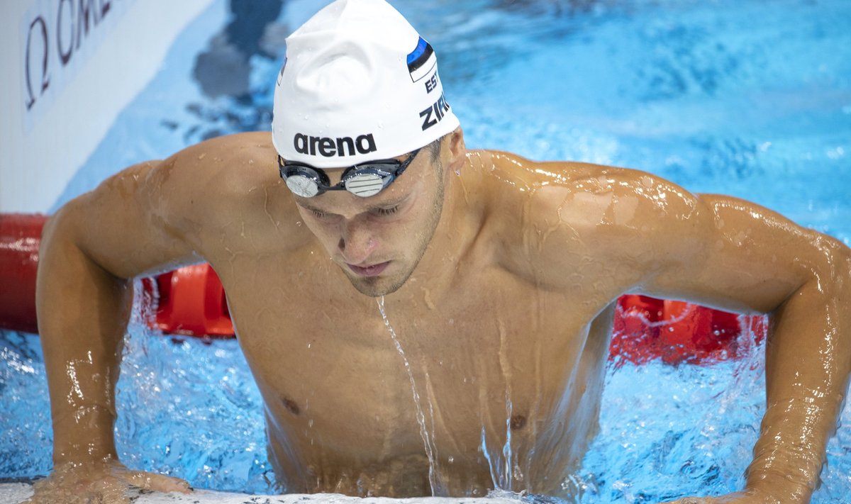 Kregor Zirk liblikujumise 100 meetrit eelvoor Tokyo2020 29.07.2021