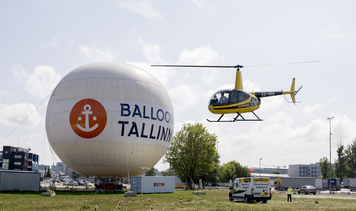 Tallinna kohal lennates mai 2016